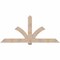 Ekena Millwork Redmond Smooth Timber Gable Bracket, Douglas Fir, 84"W x 38"H x 5 1/2"D x 5 1/2"F, 11/12 Pitch GBW084X38X0606RED00SDF - alternate 1